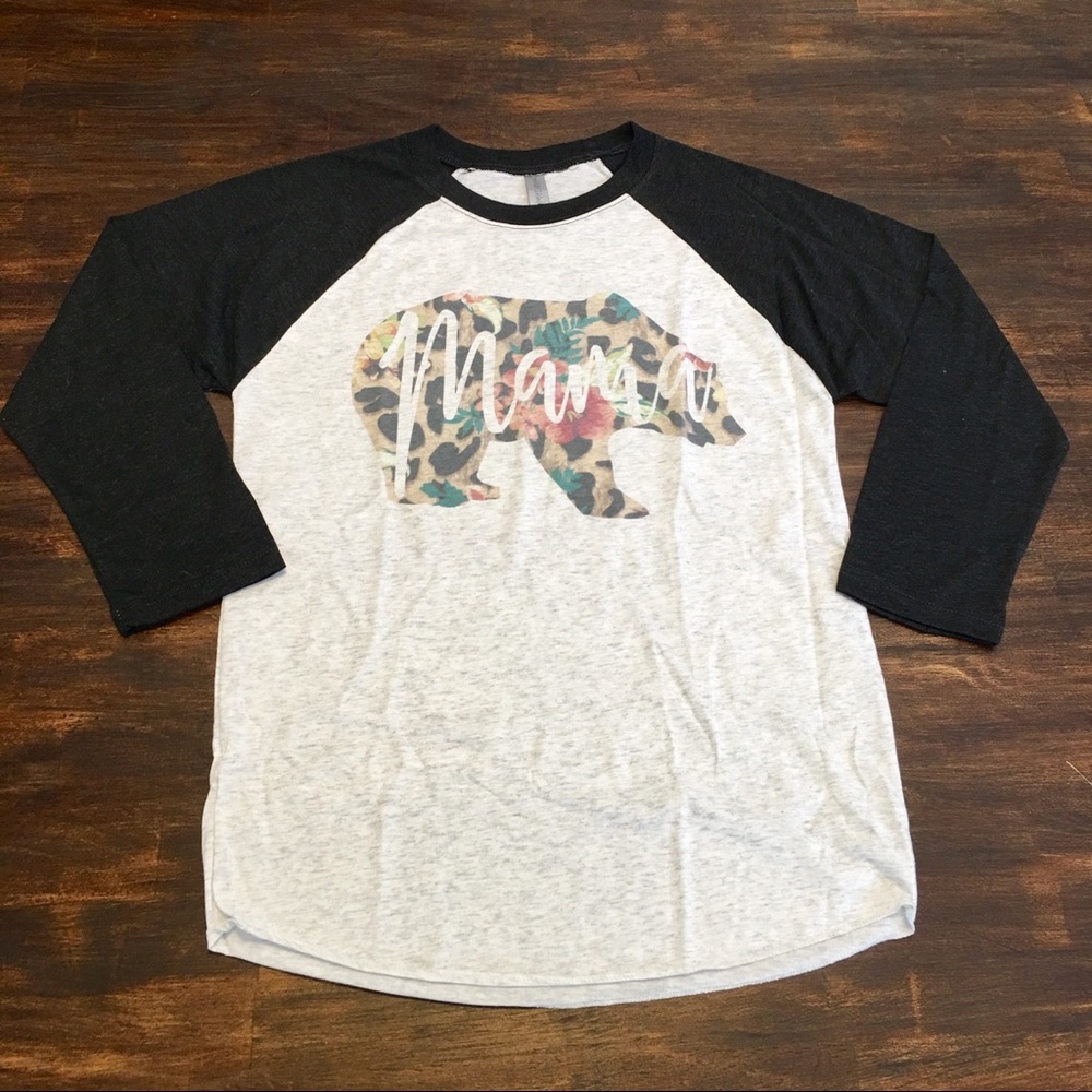 Mama Bear baseball tee! 🐻